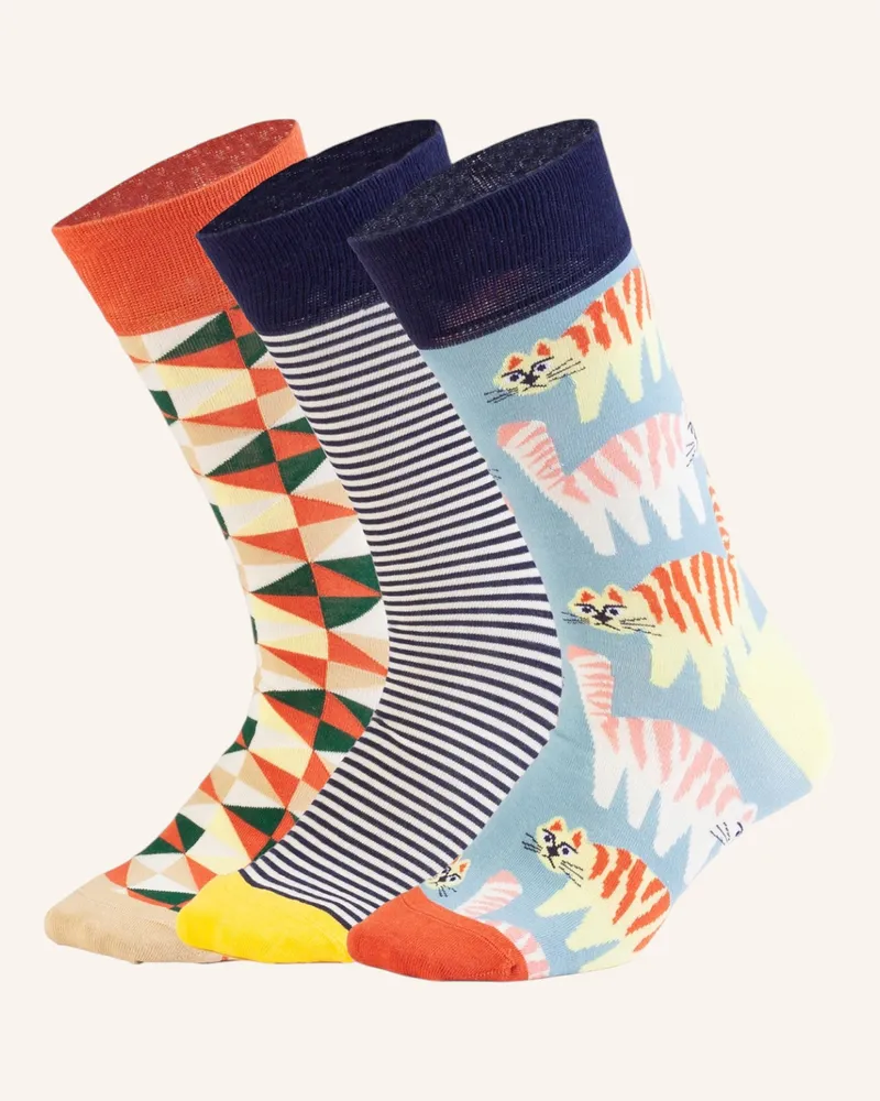 DillySocks Socken Purrfect Mania braun Hellblau