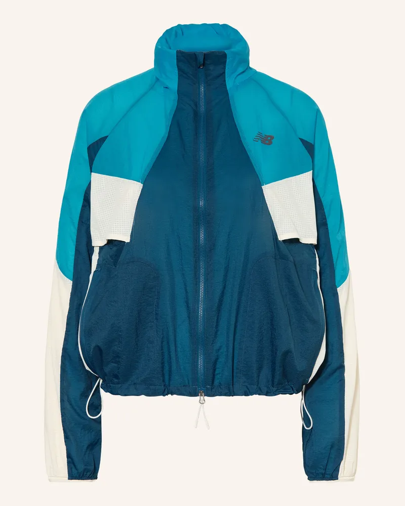 New Balance Laufjacke Rc blau Petrol