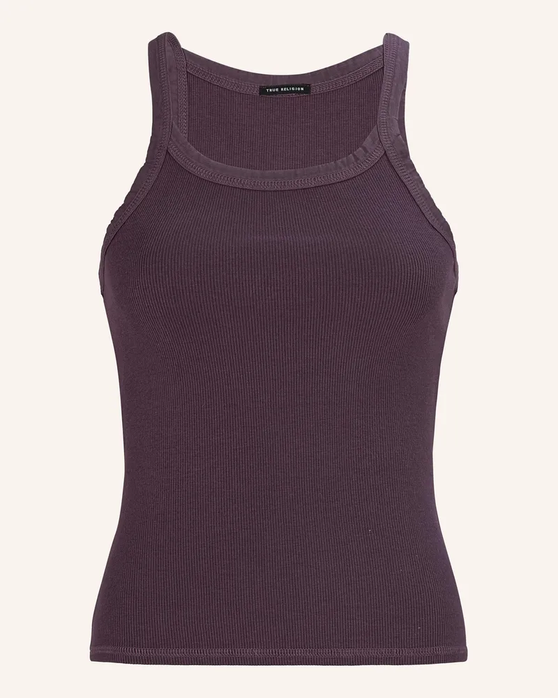 True Religion Top lila Dunkellila