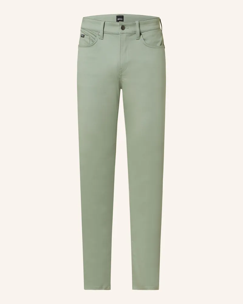 HUGO BOSS Hose DELAWARE Slim Fit Hellgrün