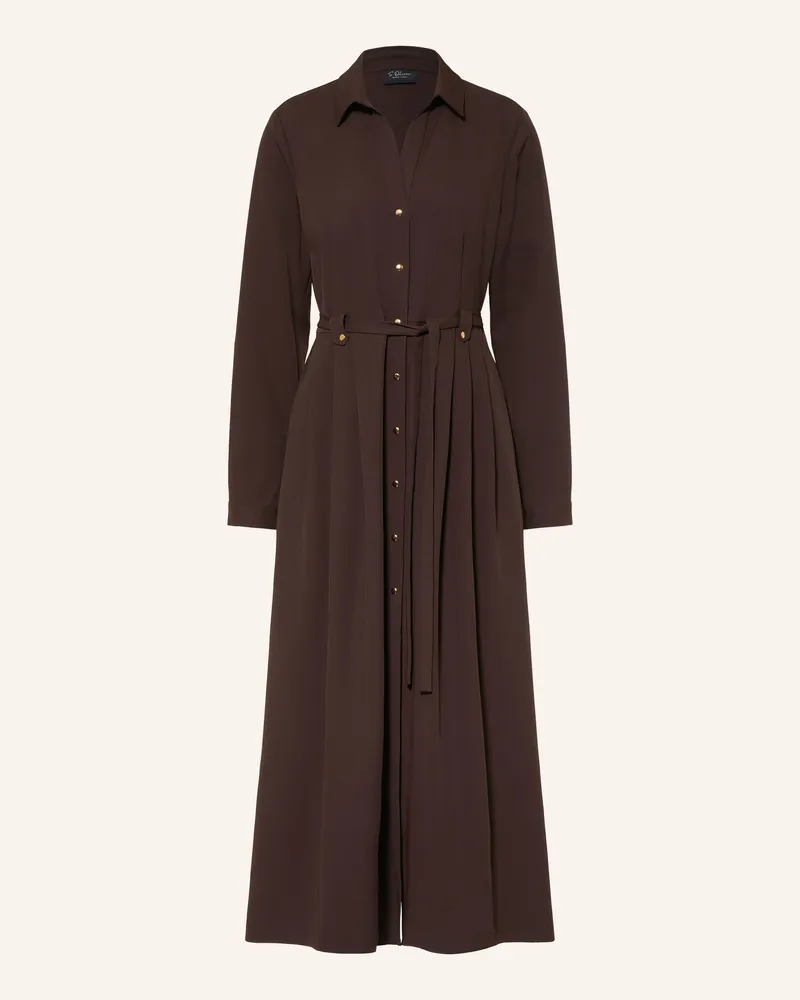 S.Oliver Kleid braun Dunkelbraun