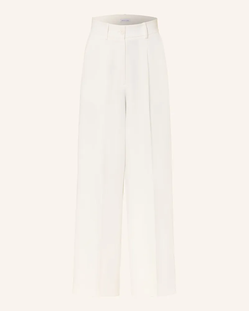 Mrs & HUGS Marlenehose Weiss