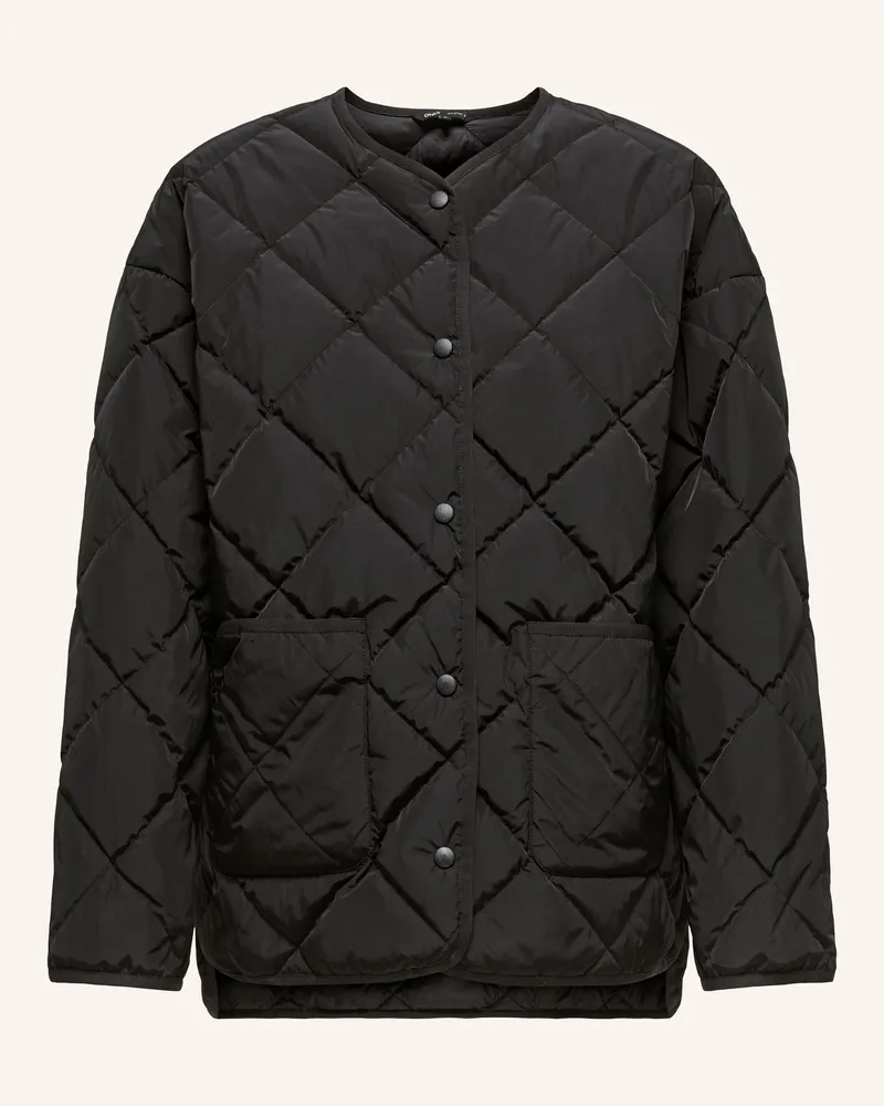 only Steppjacke schwarz Schwarz