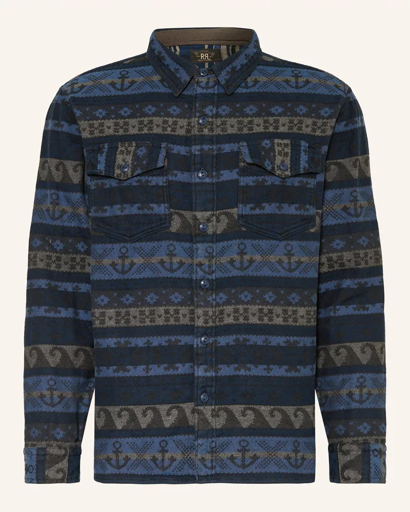 RRL Overshirt Dunkelblau