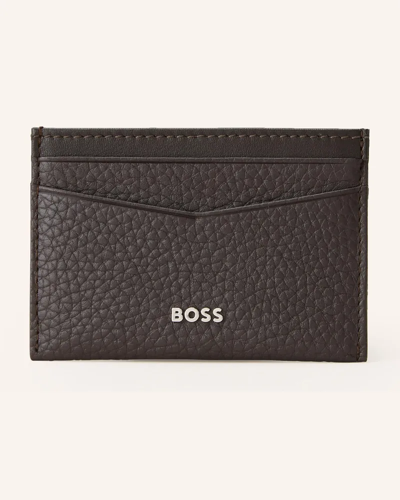 HUGO BOSS Kartenetui NEW CROSSTOWN Dunkelbraun