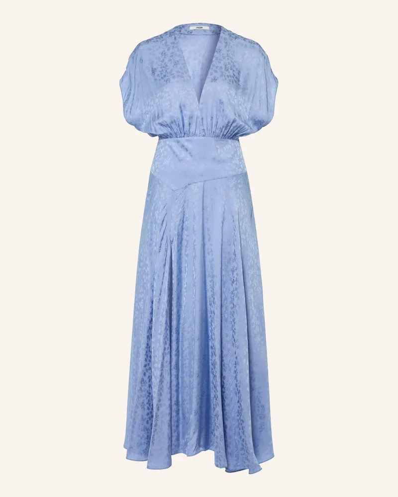 Maje Jacquard-Kleid blau Hellblau