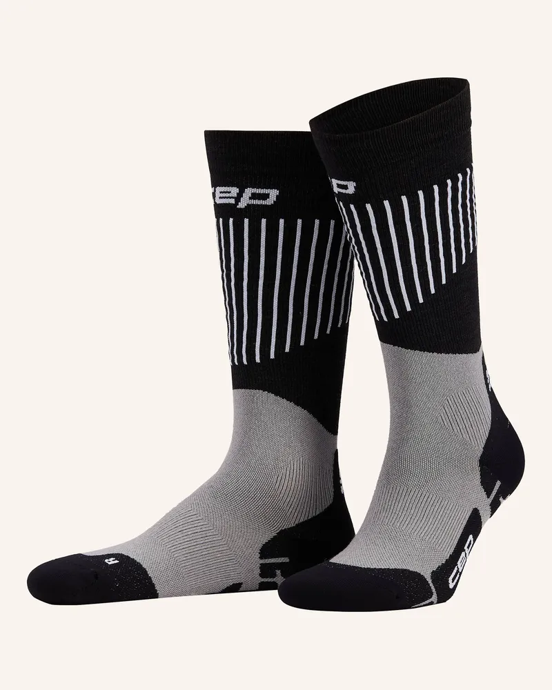 CEP Skisocken ULTRALIGHT COMPRESSION - TALL 3.0 Schwarz