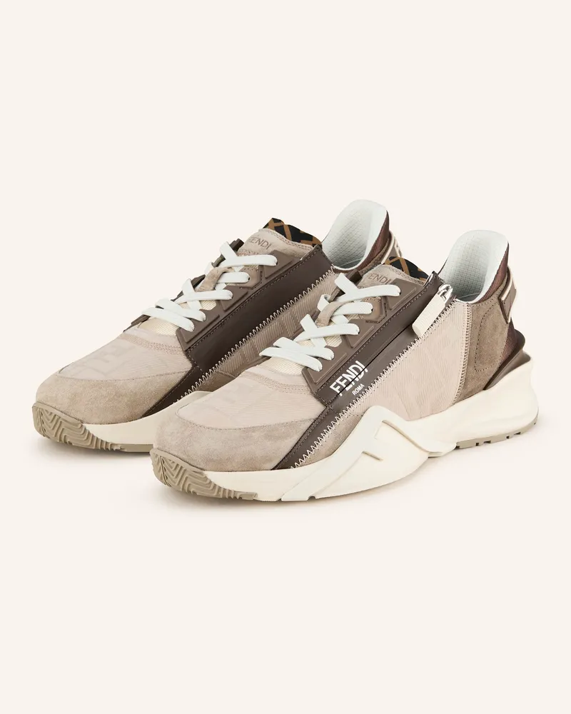 Fendi Sneaker Flow beige Dunkelbraun