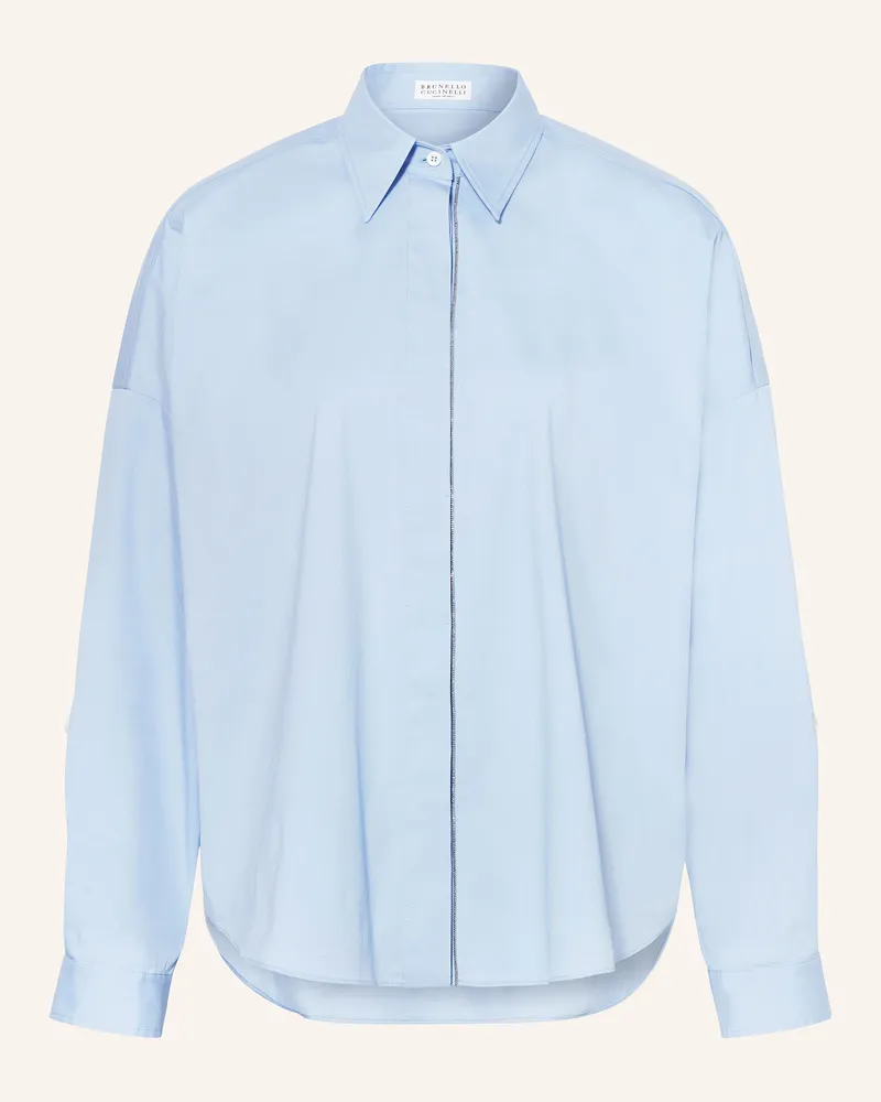 Brunello Cucinelli Hemdbluse Hellblau