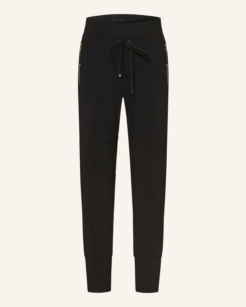 RAFFAELLO ROSSI  Hose CANDY im Jogging-Stil Schwarz