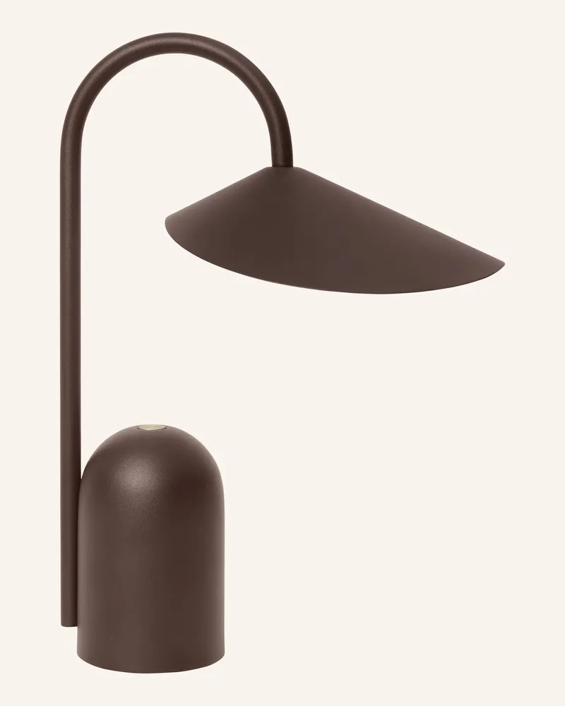 ferm LIVING Tischleuchte ARUM Dunkelbraun