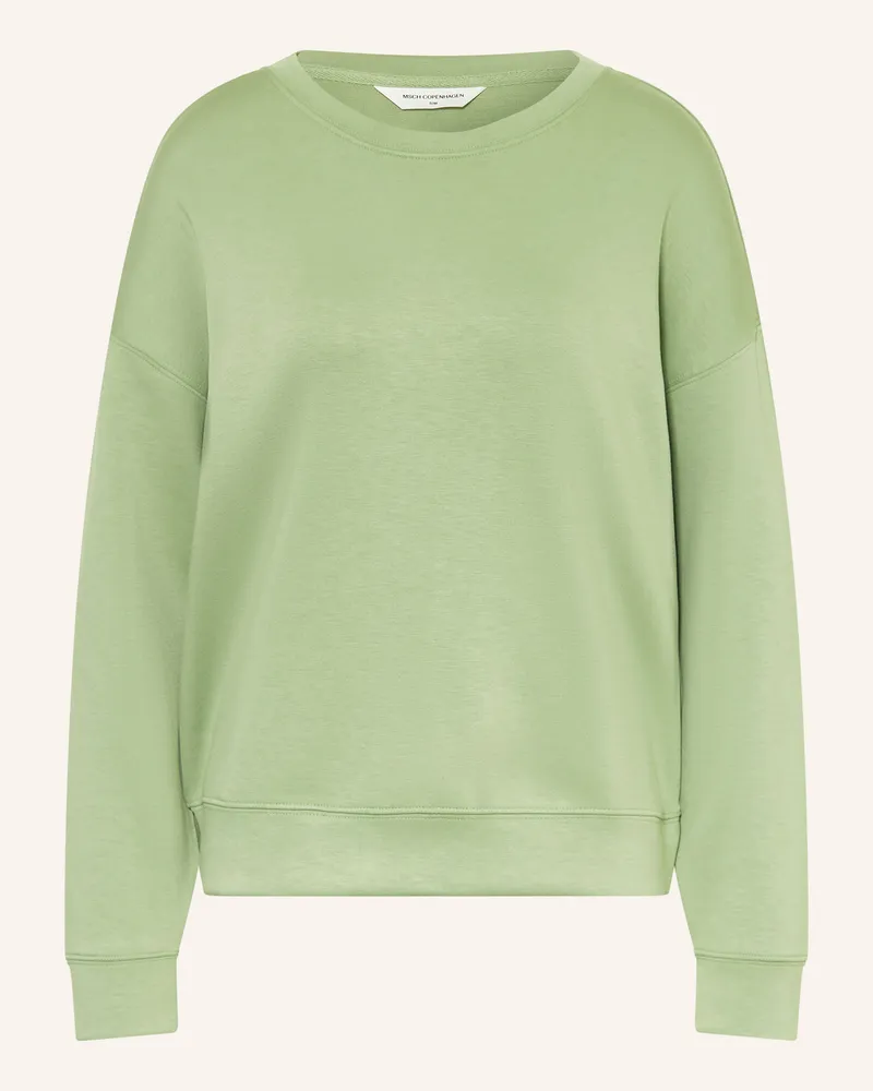 MOSS COPENHAGEN Sweatshirt MSCHIMA Hellgrün