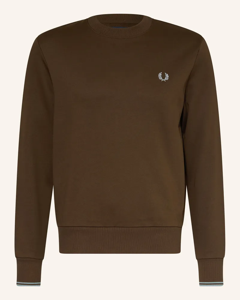 Fred Perry Sweatshirt Dunkelbraun