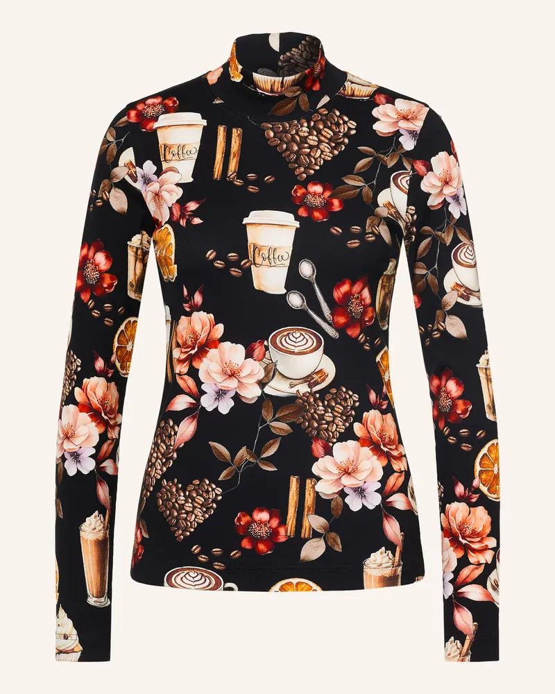 Efixelle Longsleeve schwarz Schwarz