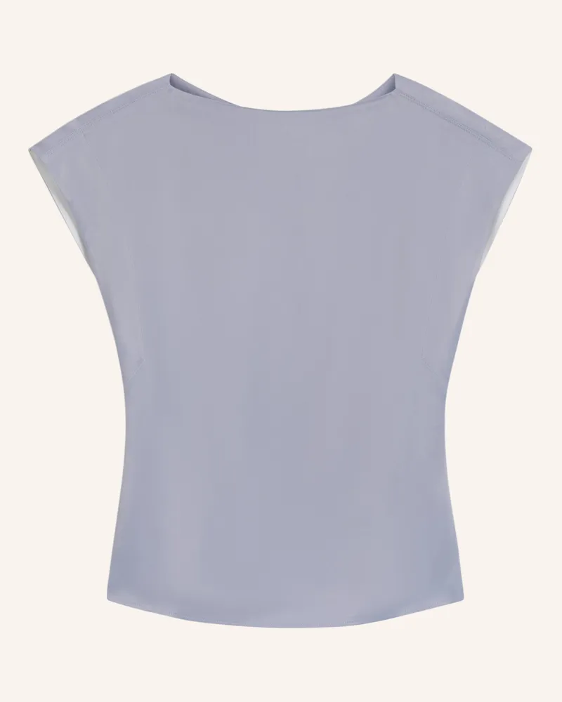 HUGO BOSS Business Bluse BAVATI Slim Fit Hellgrau