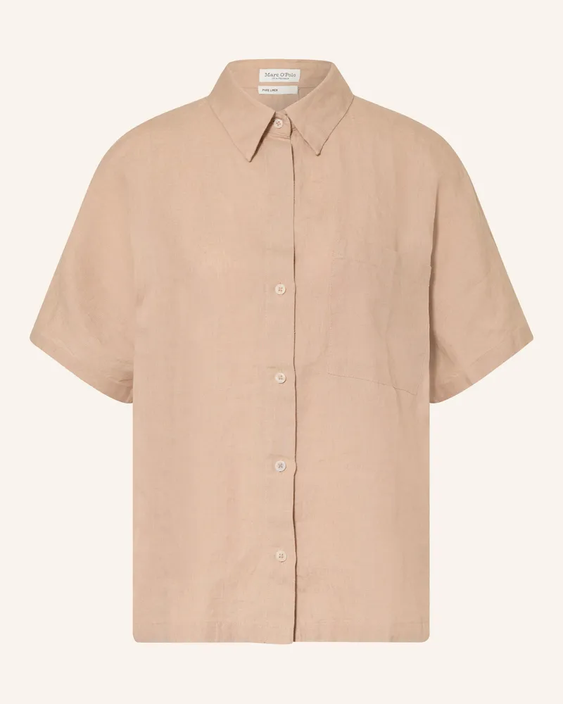 Marc O'Polo Hemdbluse Aus Leinen beige Beige
