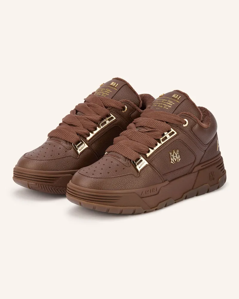 Amiri Sneaker Chrome Ma-1 braun Dunkelbraun