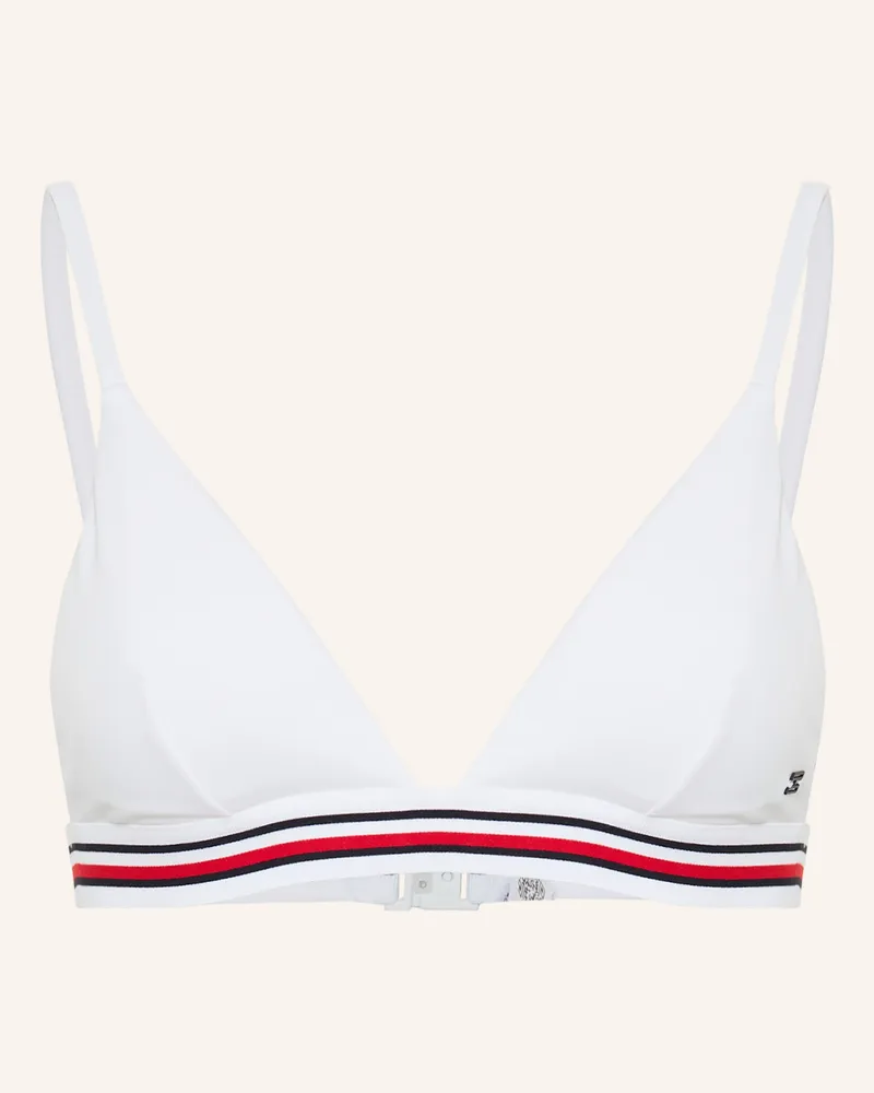 Tommy Hilfiger Triangel-Bikini-Top weiss Weiss