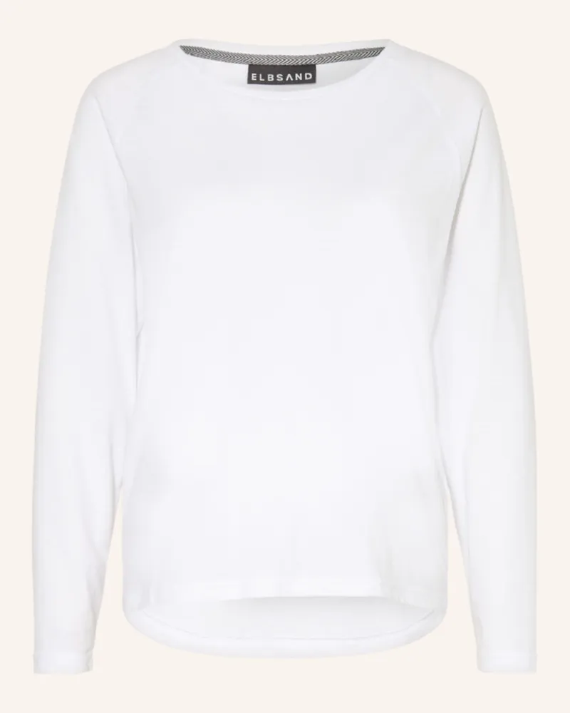 ELBSAND Longsleeve Tinna weiss Weiss