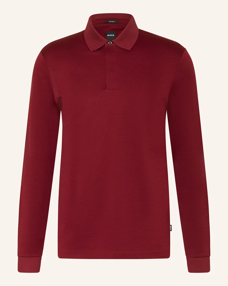 HUGO BOSS Piqué-Poloshirt Pado rot Dunkelrot