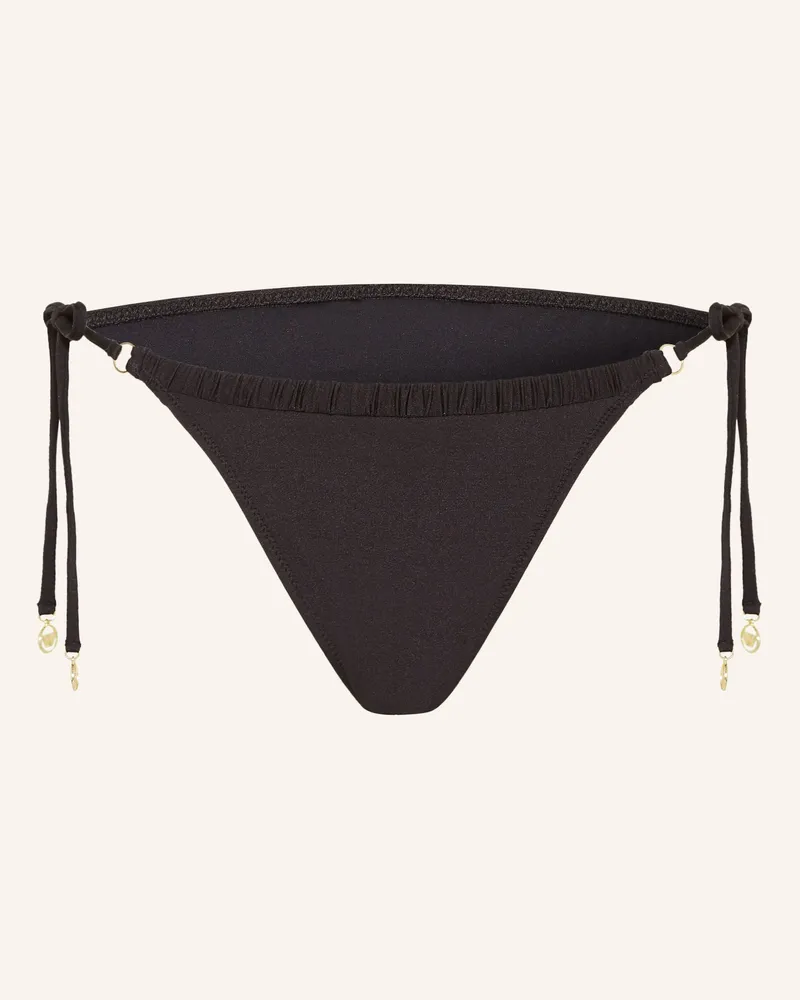 watercult Triangel-Bikini-Hose SHIMMERING SOLIDS Schwarz