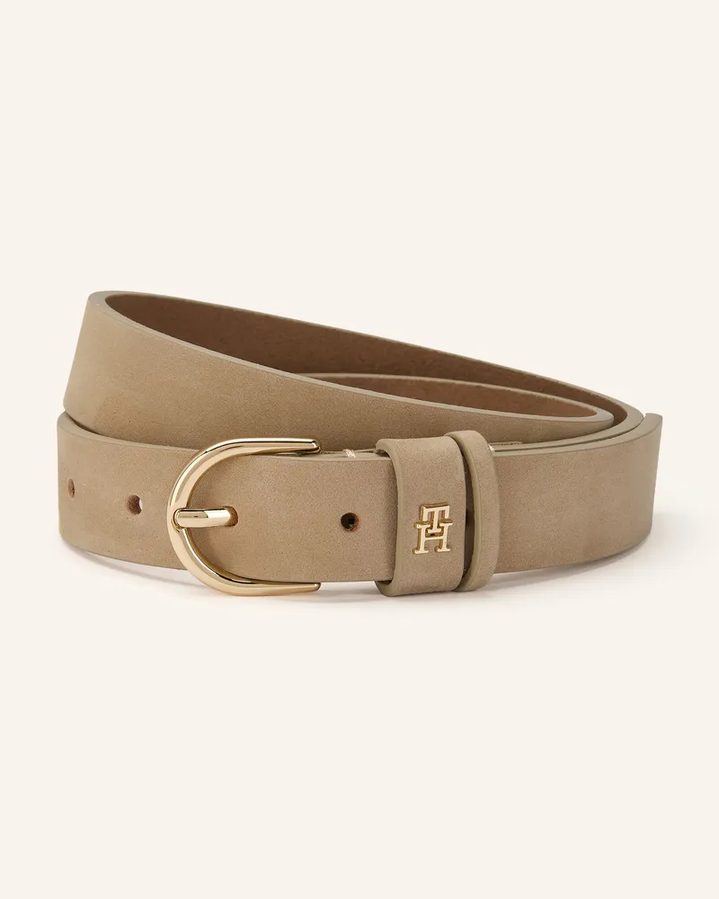 Tommy Hilfiger Ledergürtel beige Camel