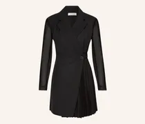 Wickelkleid schwarz