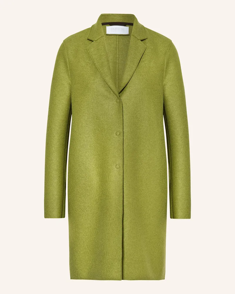 Harris Wharf London Wollmantel gruen Hellgrün
