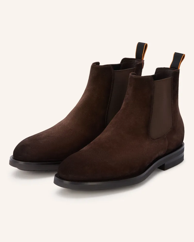 Santoni Chelsea-Boots Enver braun Dunkelbraun