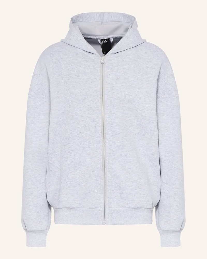 adidas Sweatjacke Soft Lux grau Hellgrau