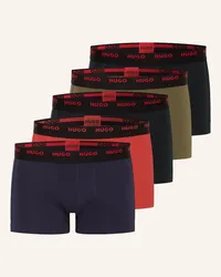 HUGO BOSS 5er-Pack Boxershorts Gruen