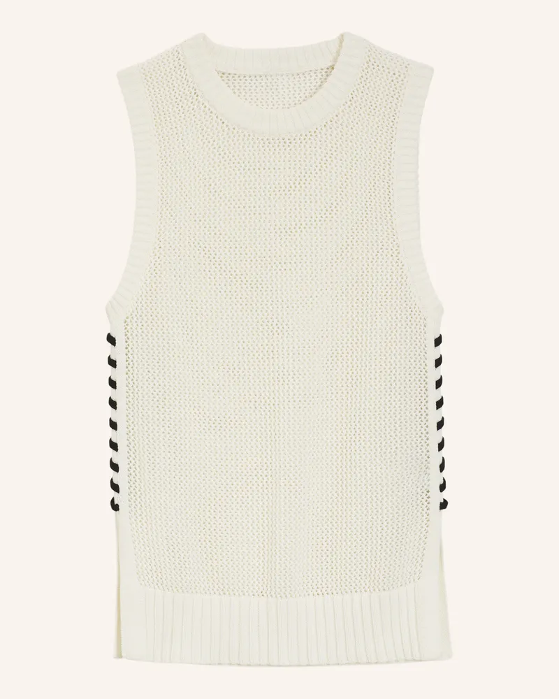 HUGO BOSS Casual Top C_FAVIGNON Relaxed Fit Weiss