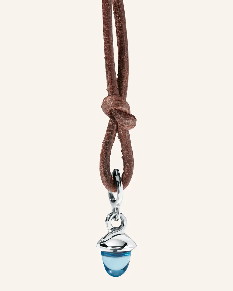 TAMARA COMOLLI Anhänger Pendant Minimikado Swiss Topaz 18k Weißgold silber Weissgold