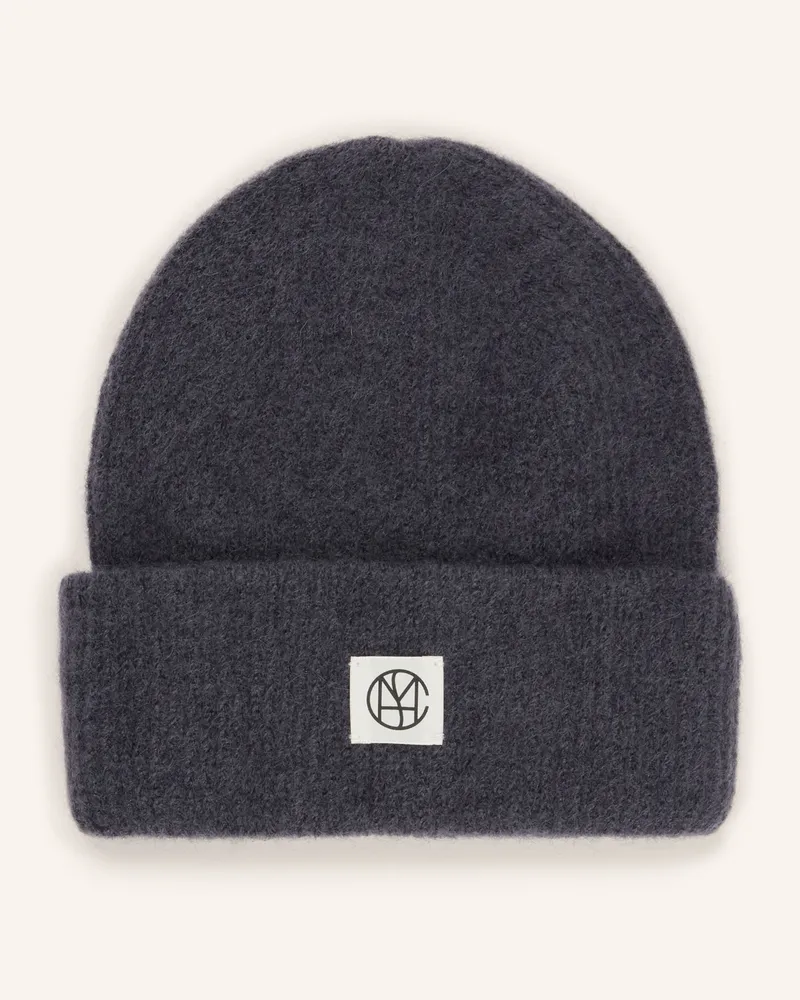 MOSS COPENHAGEN Mütze Mschhope Icon blau Dunkelblau