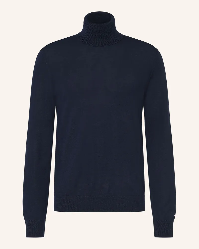 Tommy Hilfiger Rollkragenpullover blau Dunkelblau
