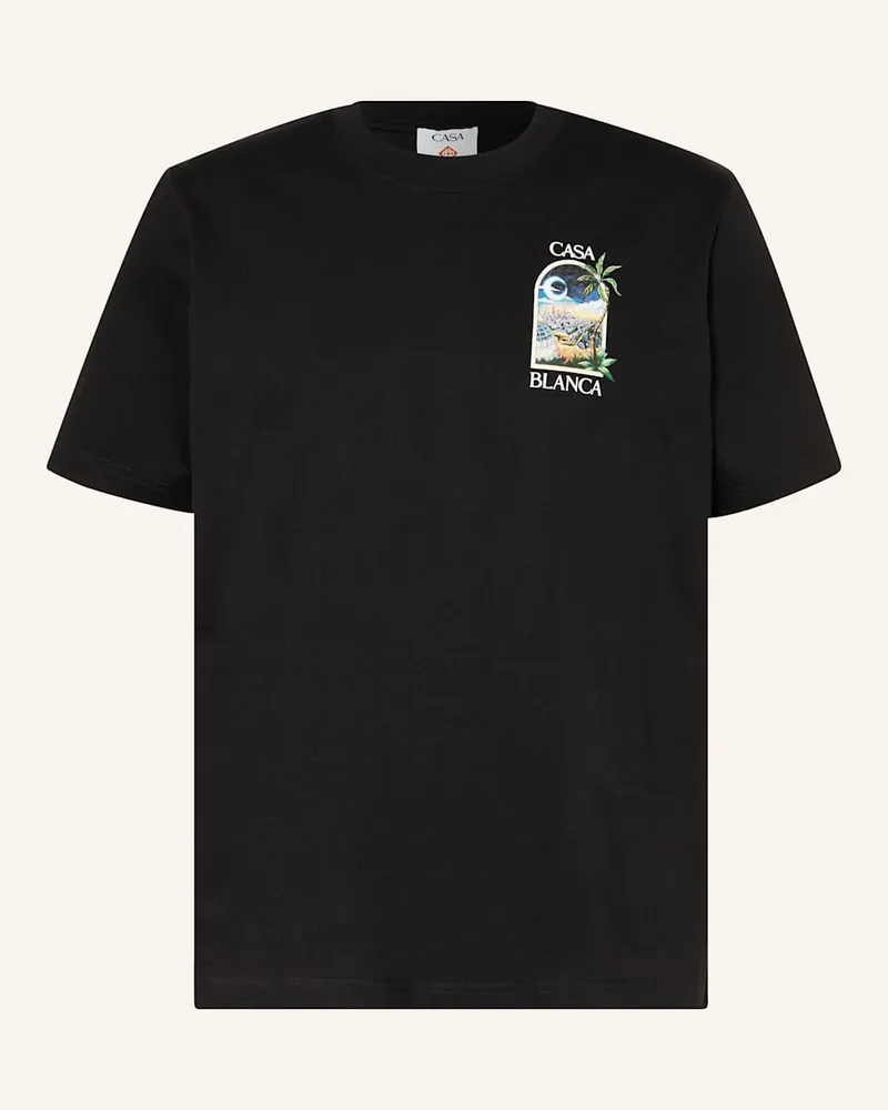 Casablanca Paris T-Shirt LA NIGHT Blau