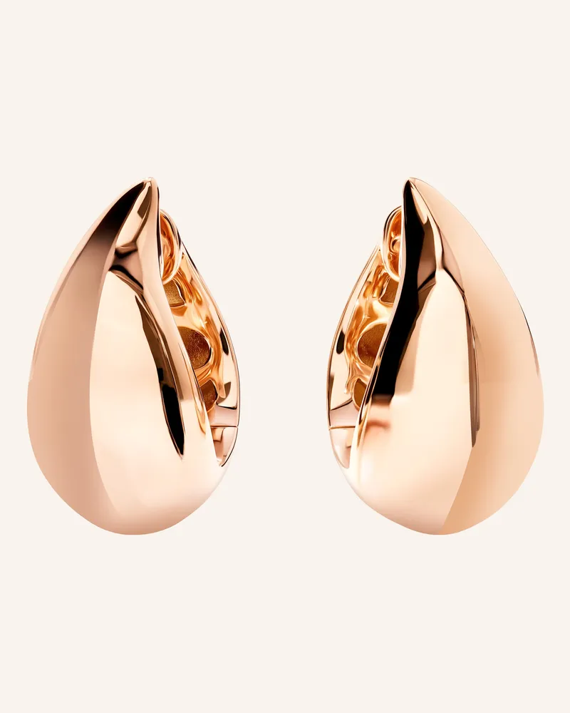 TAMARA COMOLLI Ohrringe Signature Ohrringe Huggies Curved Drop rosegold Roségold