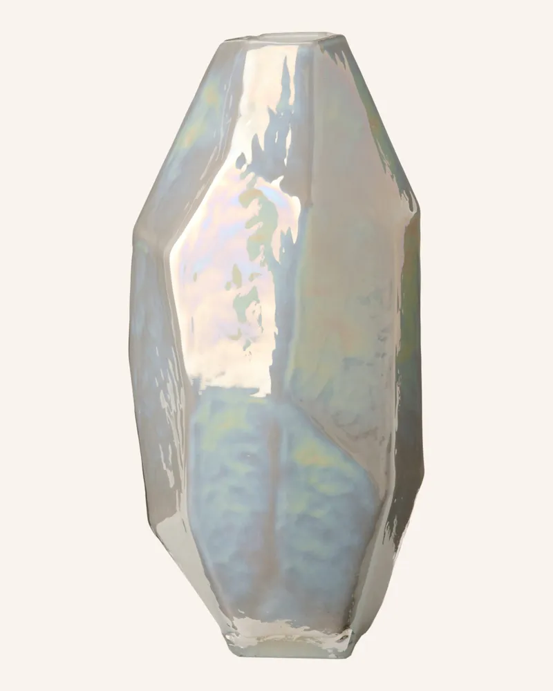 POLSPOTTEN Vase Graphic Luster M weiss Weiss