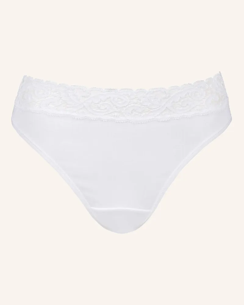 Hanro Slip Moments weiss Weiss