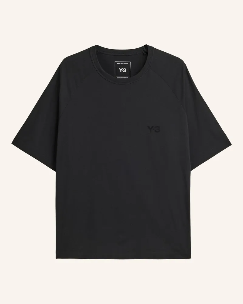 Y-3 Y-3 Kastiges T-Shirt schwarz Schwarz