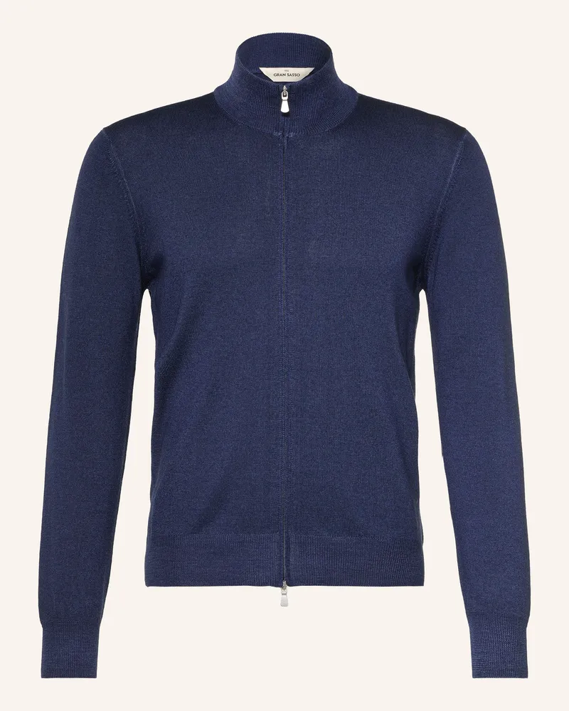 Gran Sasso Strickjacke blau Dunkelblau