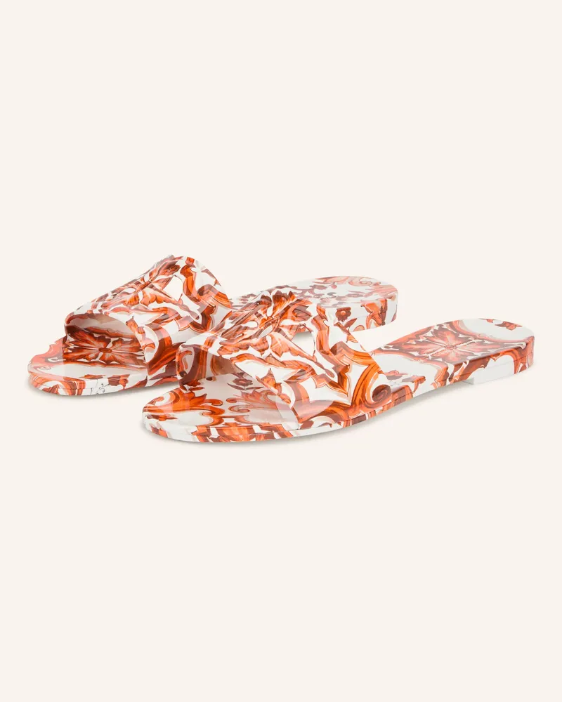 Dolce & Gabbana Pantoletten orange Orange