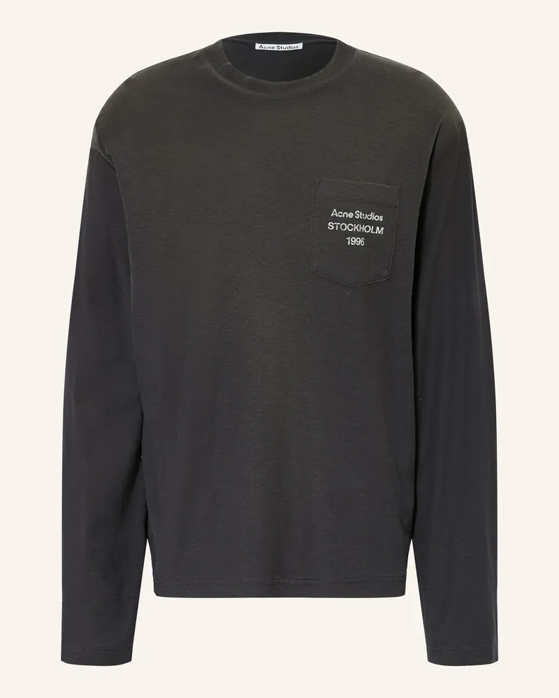 Acne Studios Longsleeve schwarz Schwarz