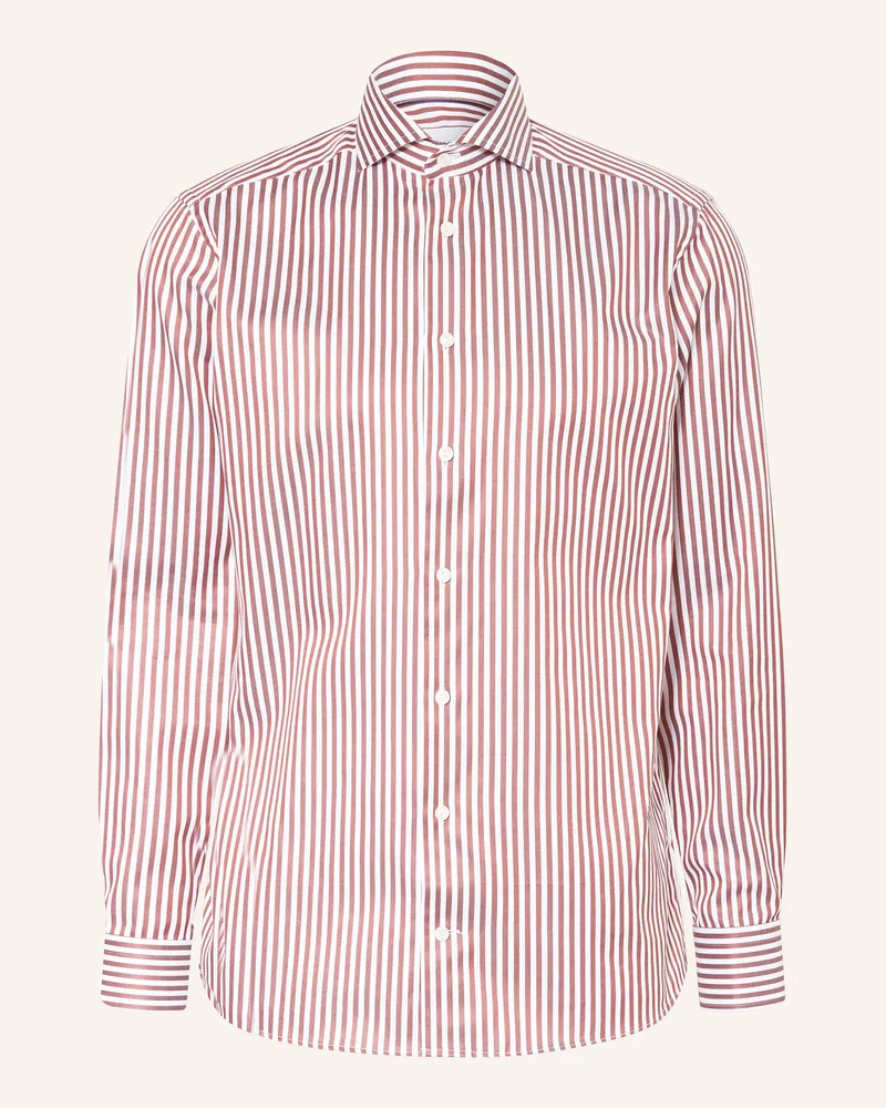 Eton Hemd Slim Fit Dunkelrot