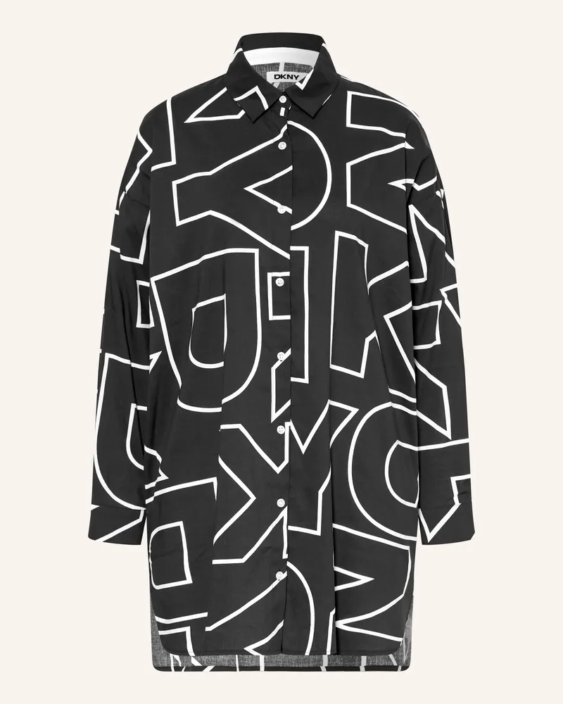 DKNY Nachthemd Bold City Streets schwarz Schwarz