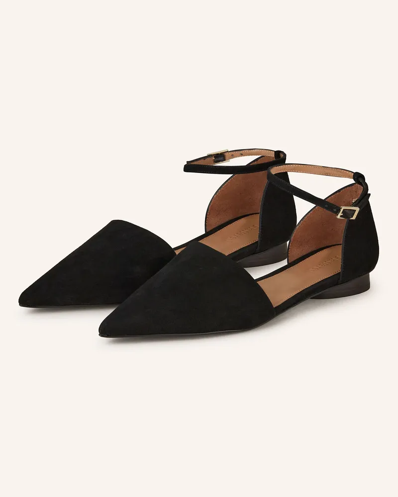 Flattered Ballerinas Frankie schwarz Schwarz