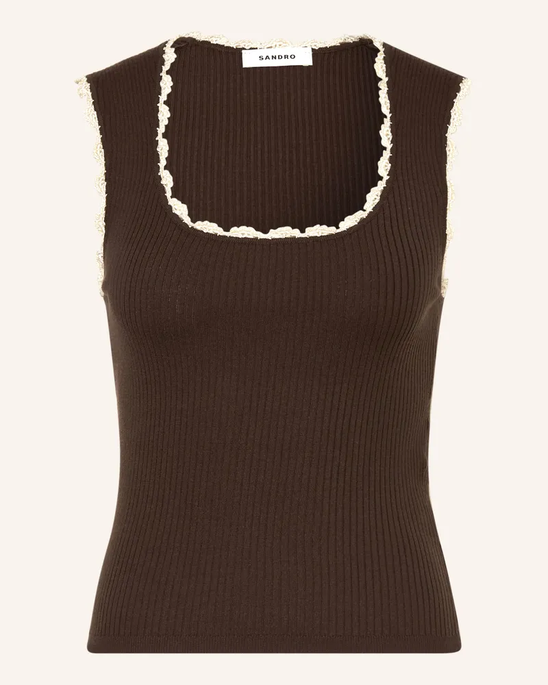Sandro Top Dunkelbraun