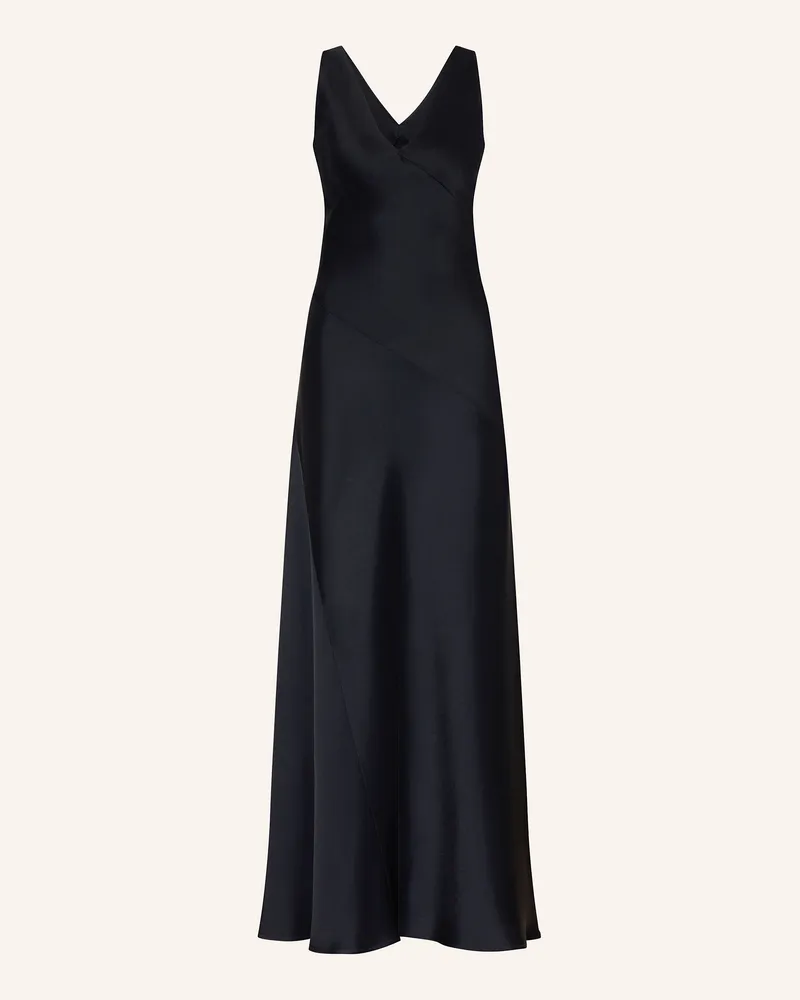 Max Mara Satinkleid PILLY Dunkelblau