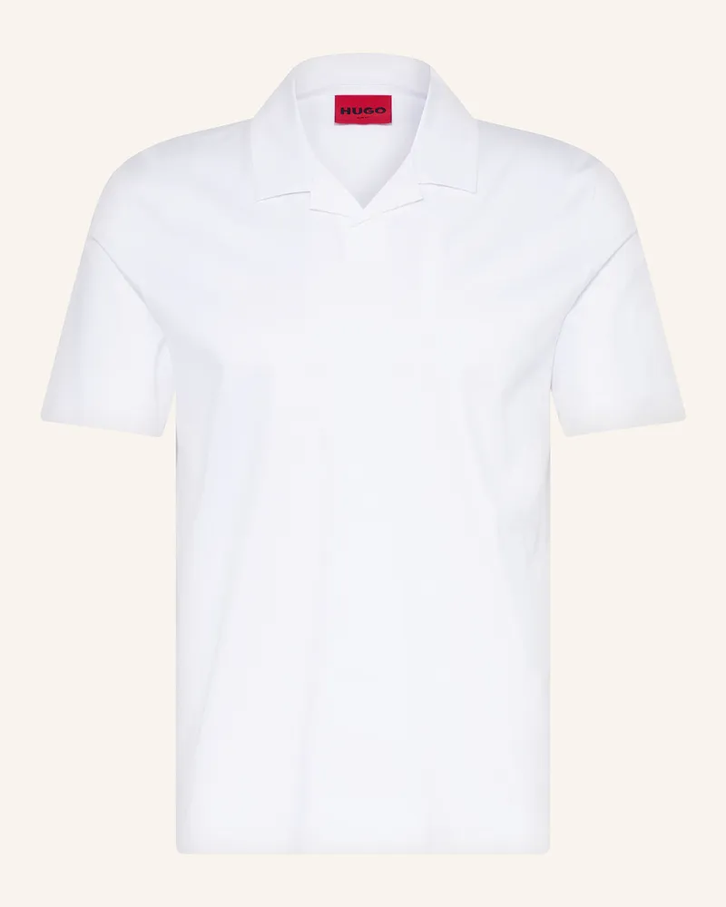 HUGO BOSS Jersey-Poloshirt DIMERSPOLO Weiss