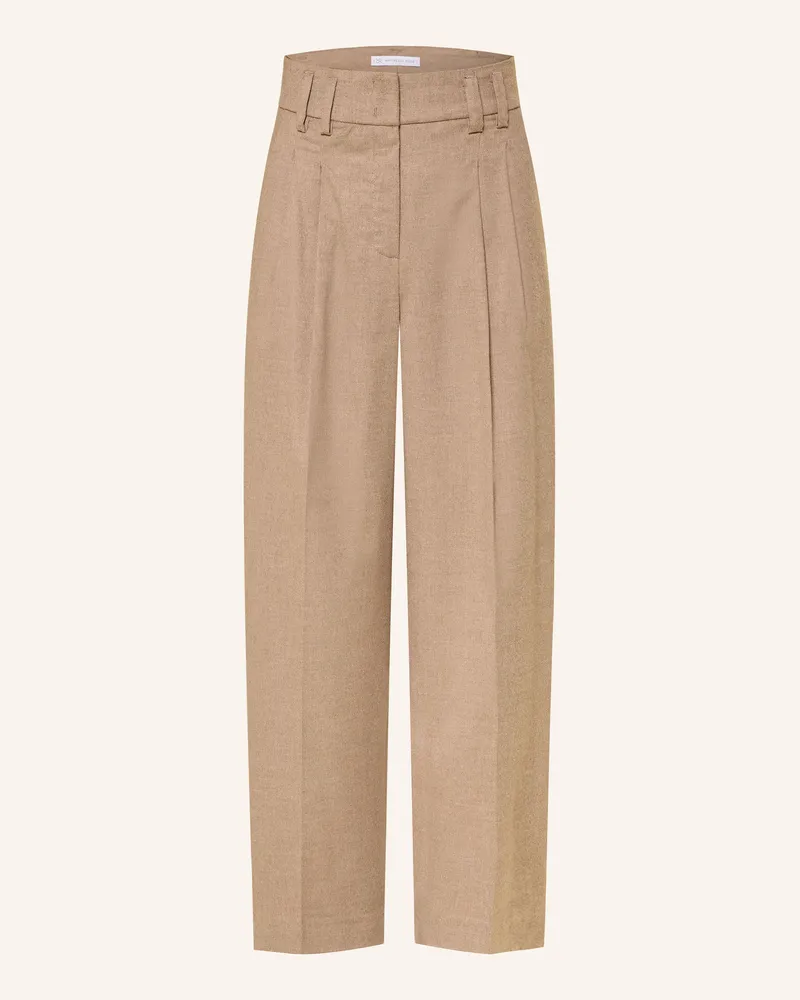 RAFFAELLO ROSSI  Culotte Mayla Aus Flanell beige Taupe